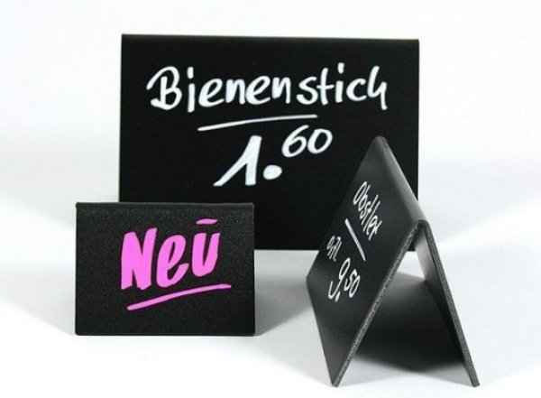 Dach-Beschriftungsaufsteller gross, schwarz